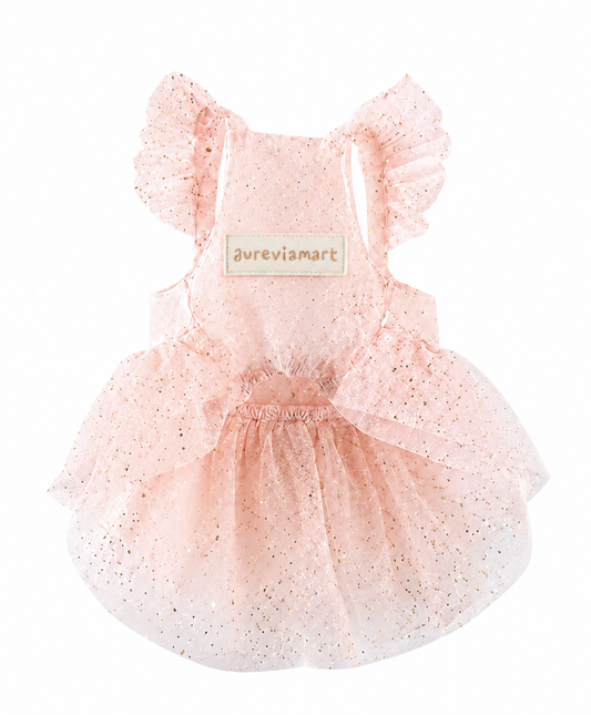 Classic Lace Princess Dress for Small Breeds