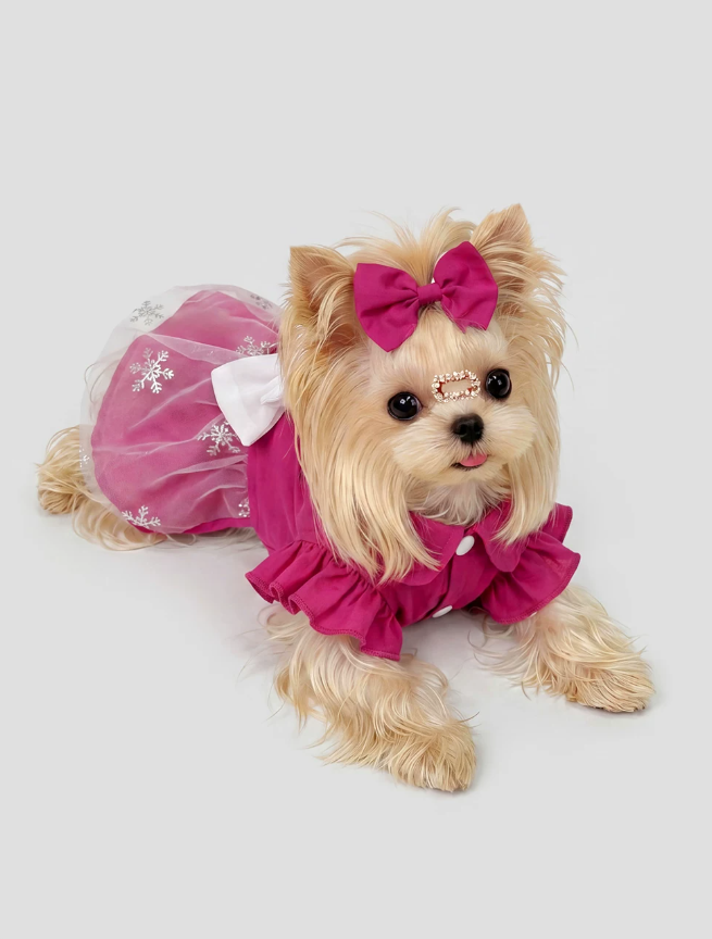 Convertible Leash-Friendly Princess Dog Dress