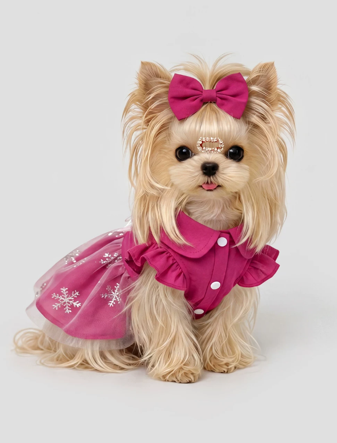 Convertible Leash-Friendly Princess Dog Dress