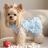 2026 Pet Couture Ruffle Hem Princess Dress