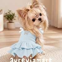 Butterfly Sleeve Pet Princess Dress Couture
