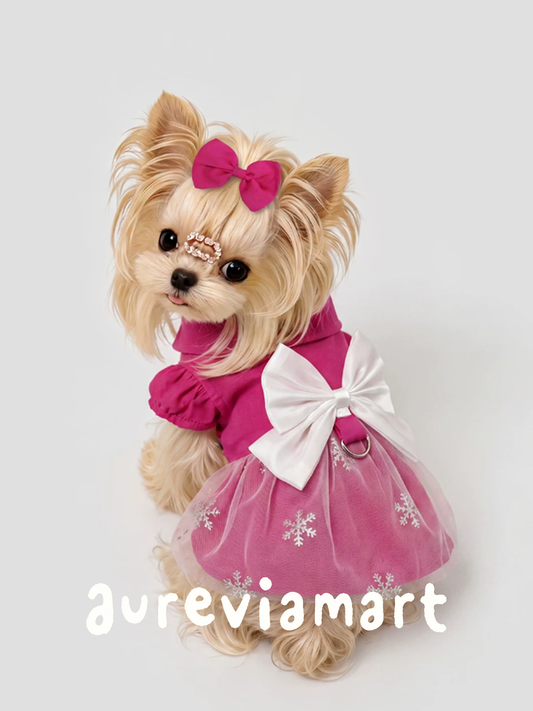 Convertible Leash-Friendly Princess Dog Dress