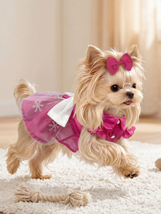 Convertible Leash-Friendly Princess Dog Dress