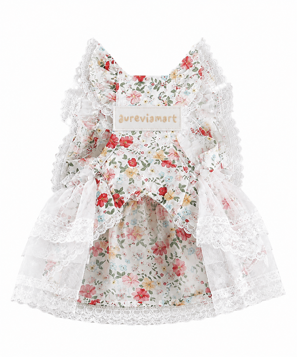 Floral Garden Walk Harness Puppy Dress