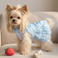 2026 Pet Couture Ruffle Hem Princess Dress