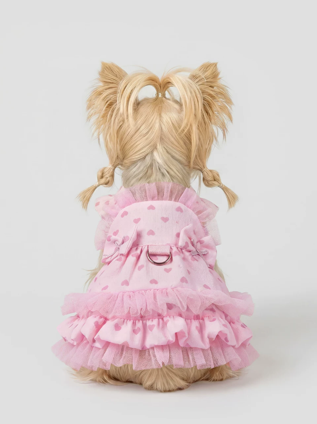 Bichon Frise Walkable Princess Leash Dress