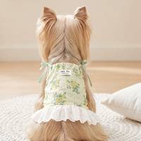 Ditsy Floral Summer Suspender Puppy Dress