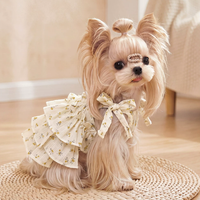 Puffy Suspender Floral Garden Puppy Dress