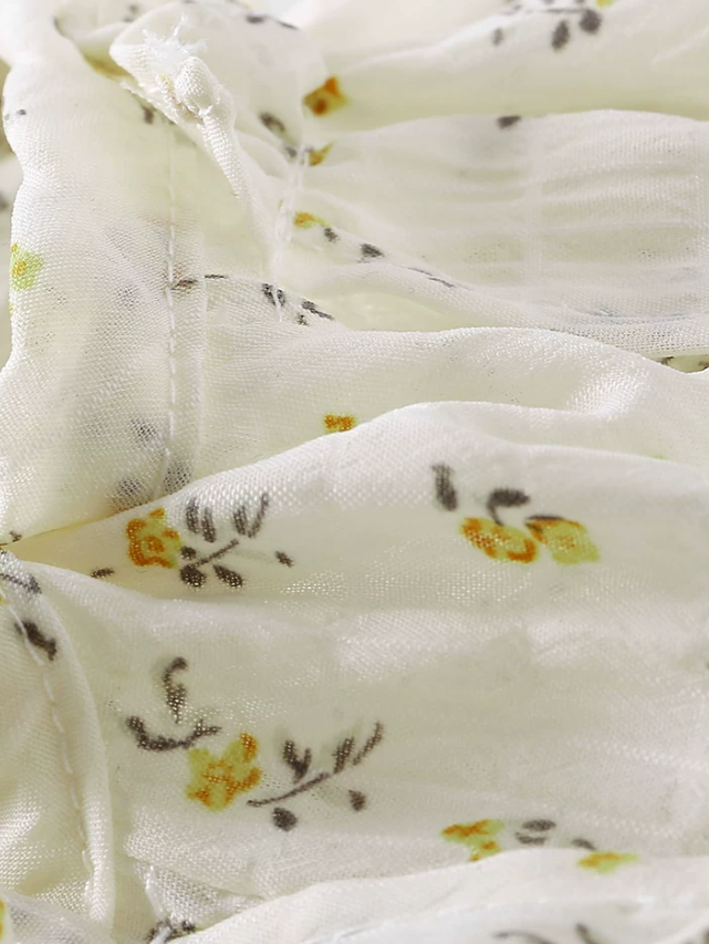Puffy Suspender Floral Garden Puppy Dress