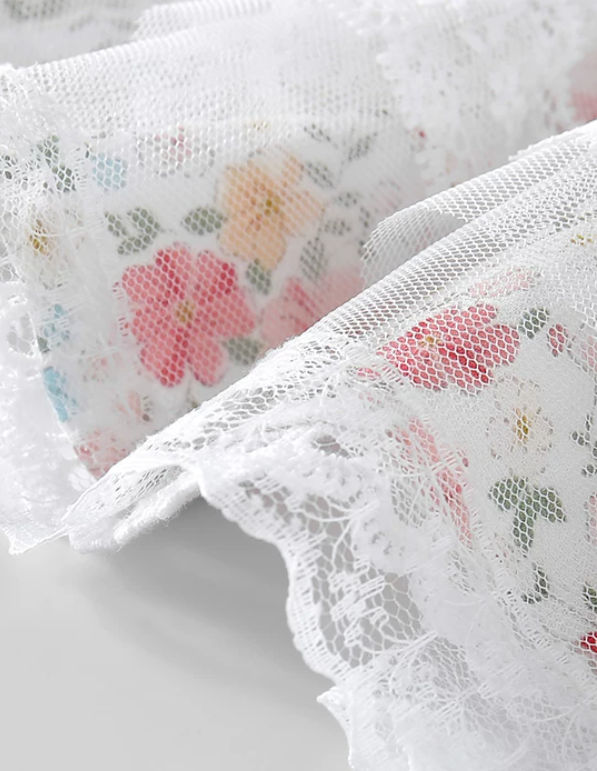 Floral Garden Walk Harness Puppy Dress