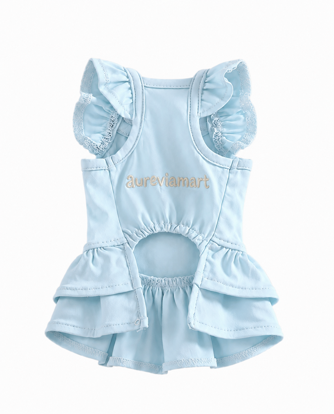 Butterfly Sleeve Pet Princess Dress Couture