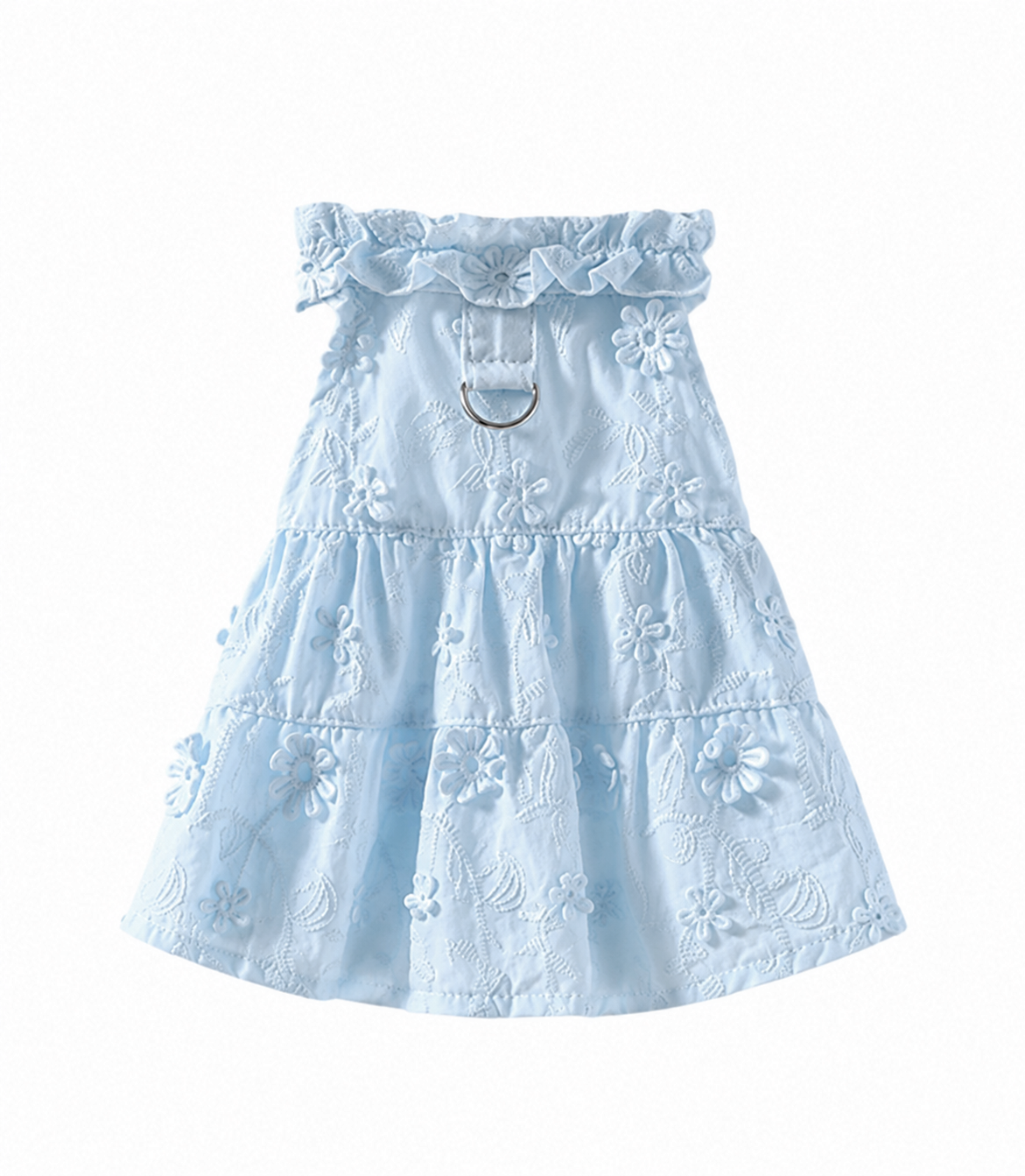 2026 Pet Couture Ruffle Hem Princess Dress