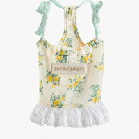 Ditsy Floral Summer Suspender Puppy Dress