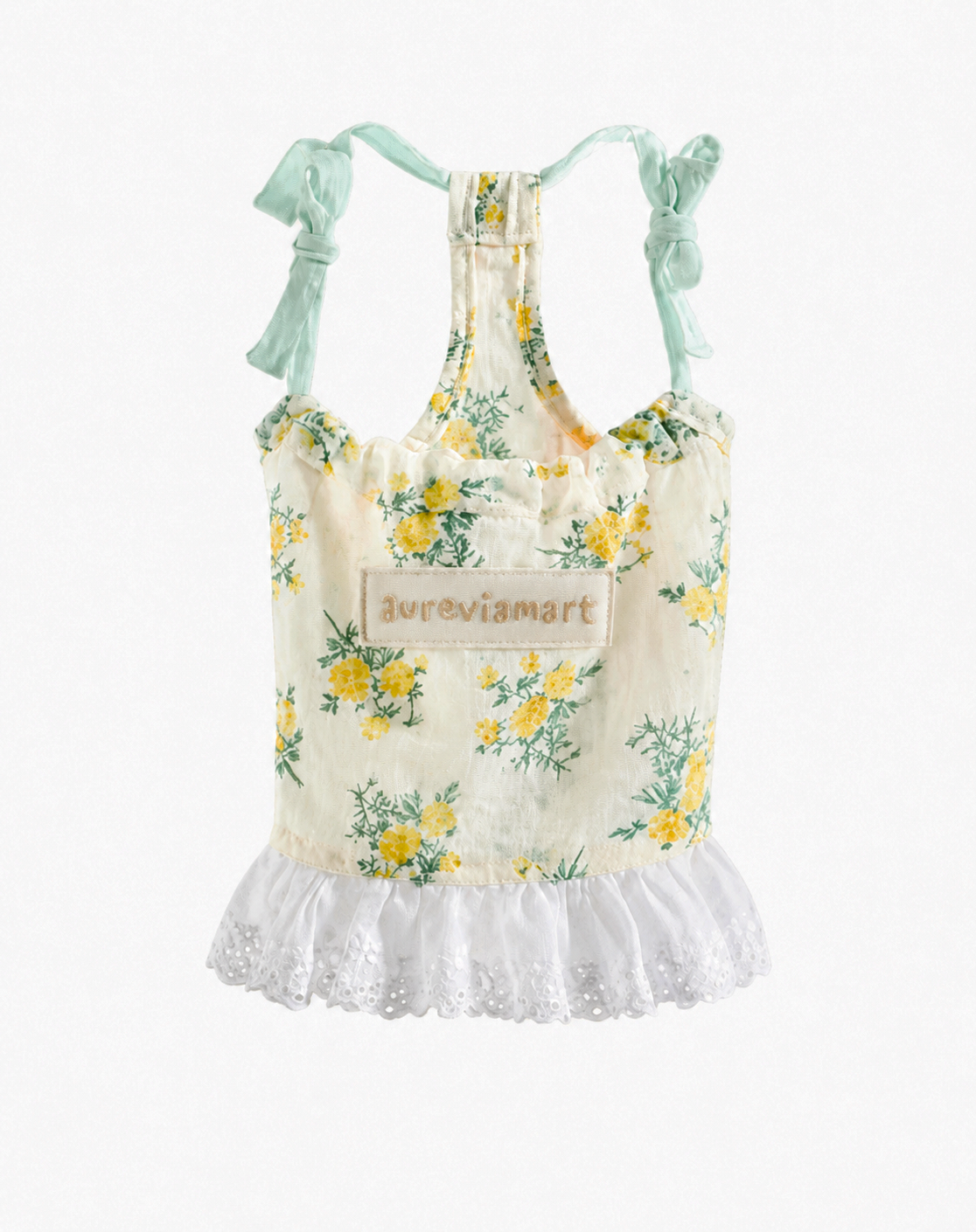 Ditsy Floral Summer Suspender Puppy Dress