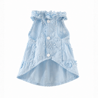 2026 Pet Couture Ruffle Hem Princess Dress