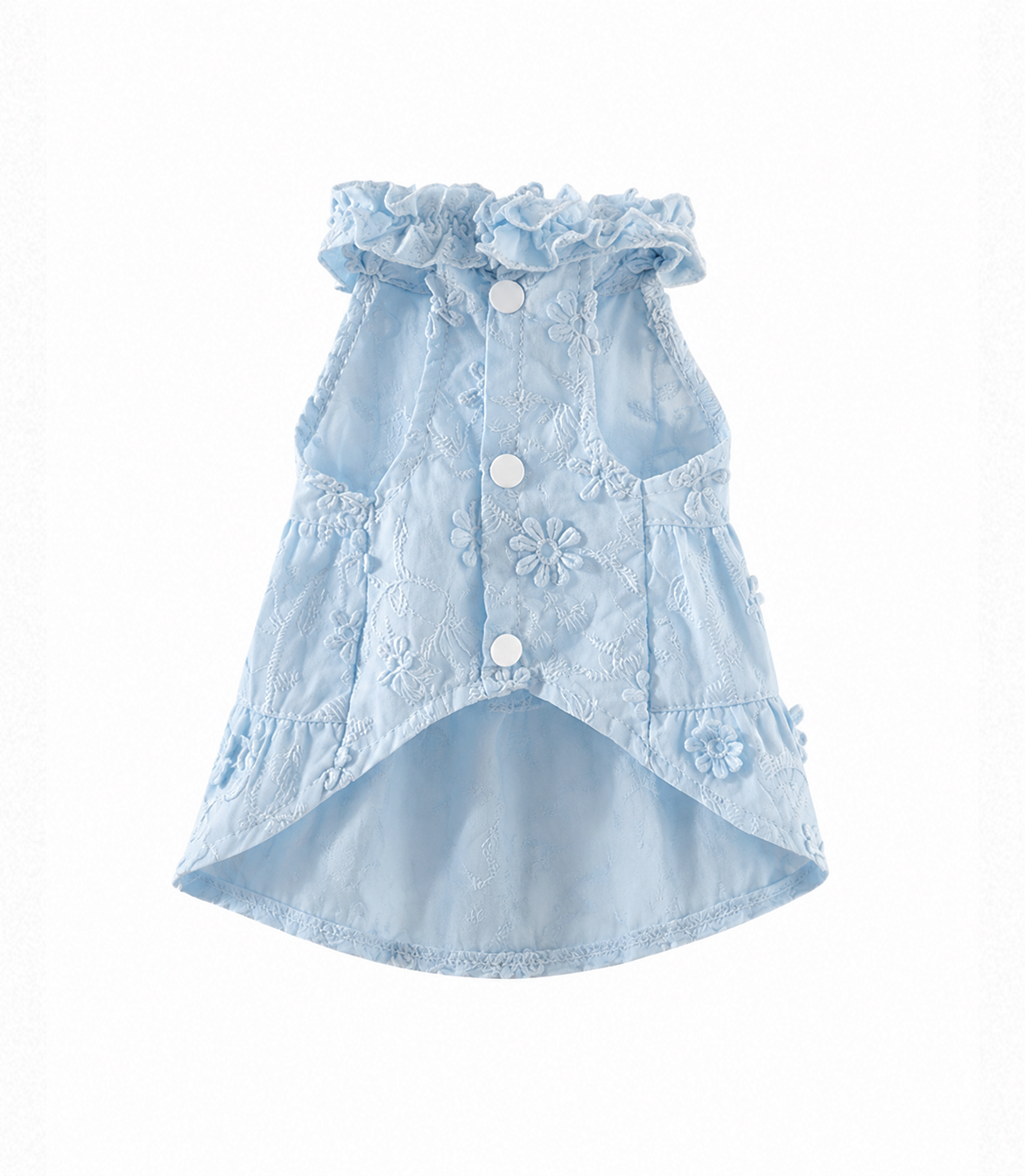 2026 Pet Couture Ruffle Hem Princess Dress